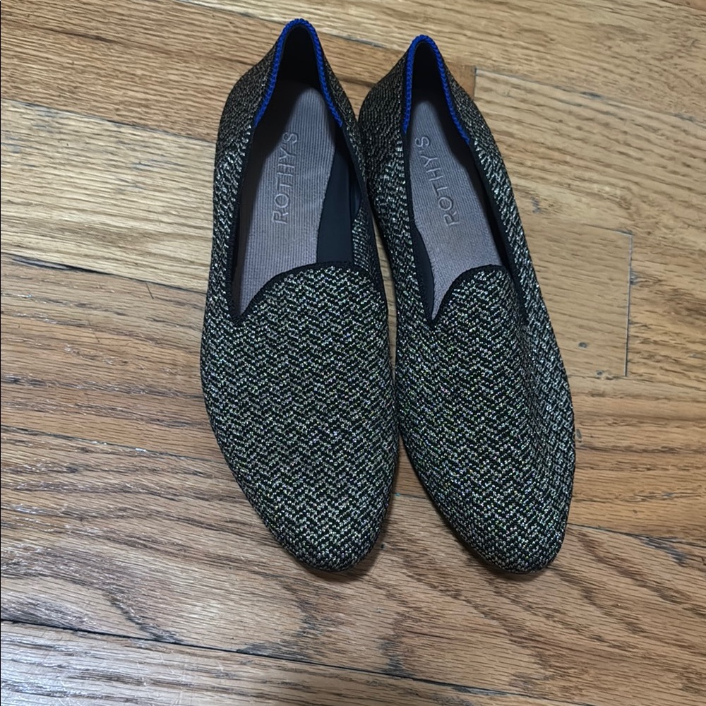 Rothy's Men's Black and Brown Loafers
